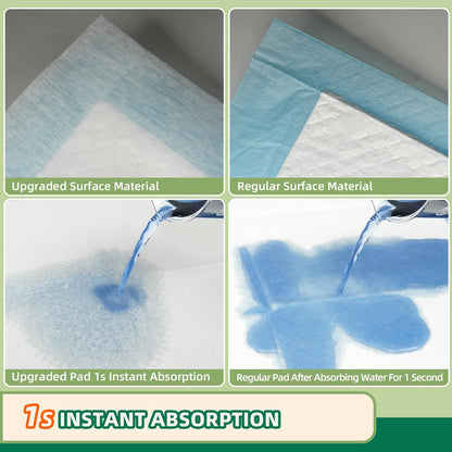 Puppy Pee Pro Pads - 100 Count Super Absorbent Set