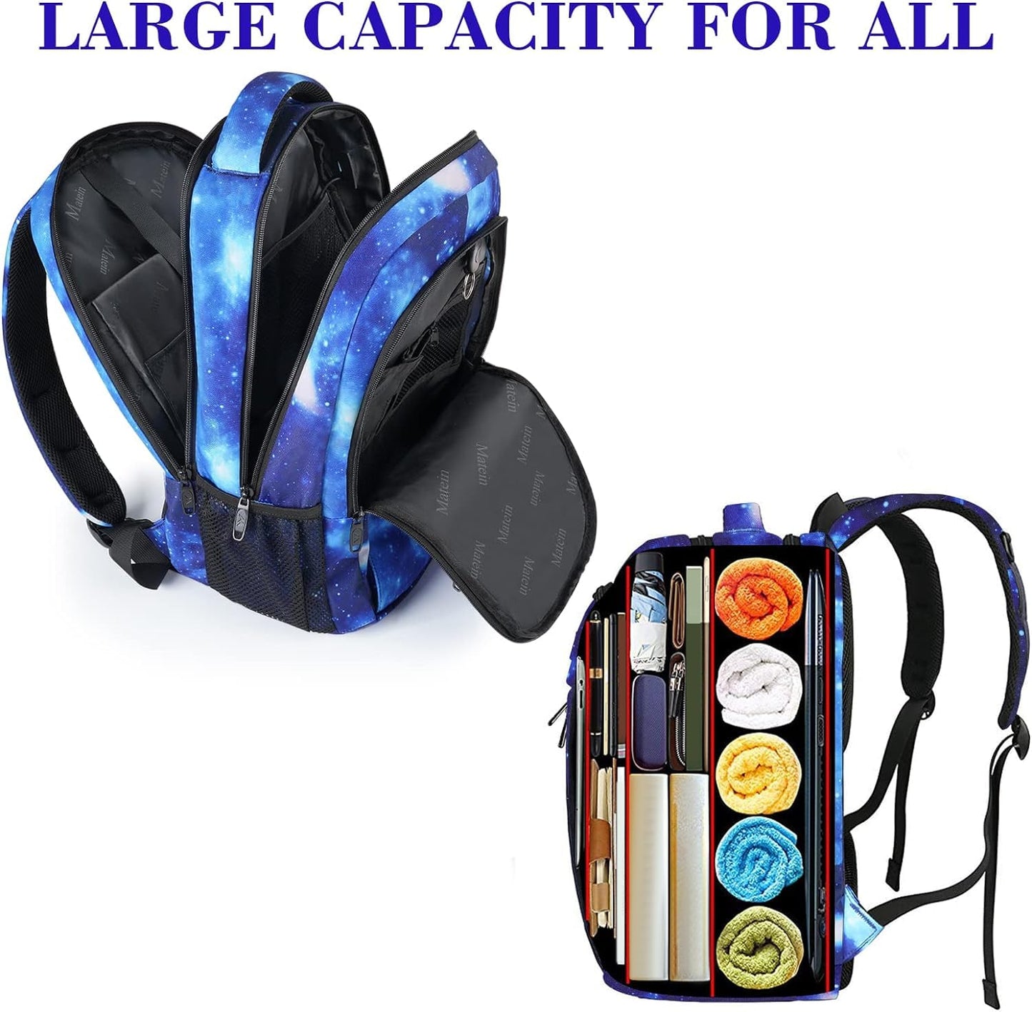 MATEIN SleekGuard Laptop Backpack with USB Port