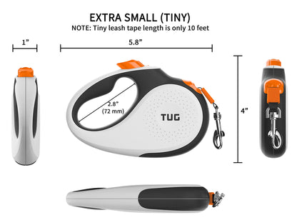 SpinFree 360° Dog Leash - Large, White, 16ft Nylon