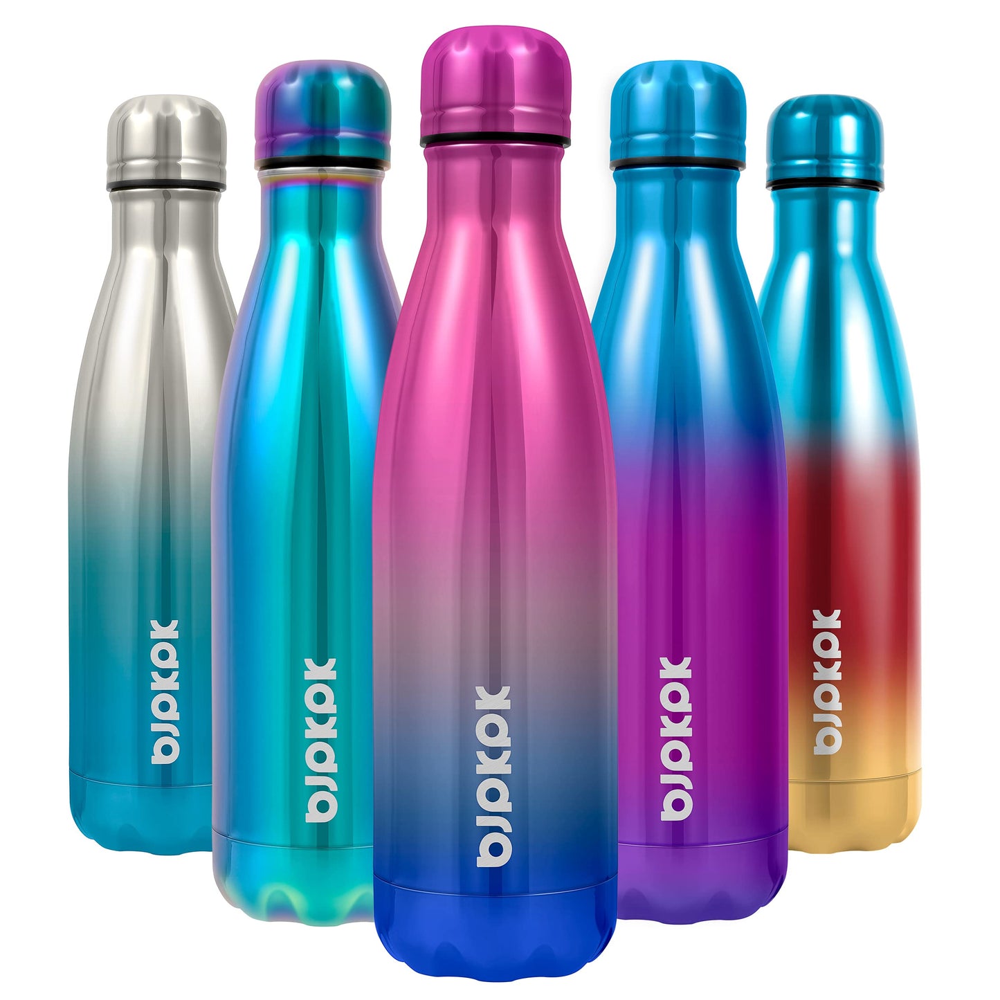 ChillPro 17oz Turquoise Insulated Sports Bottle