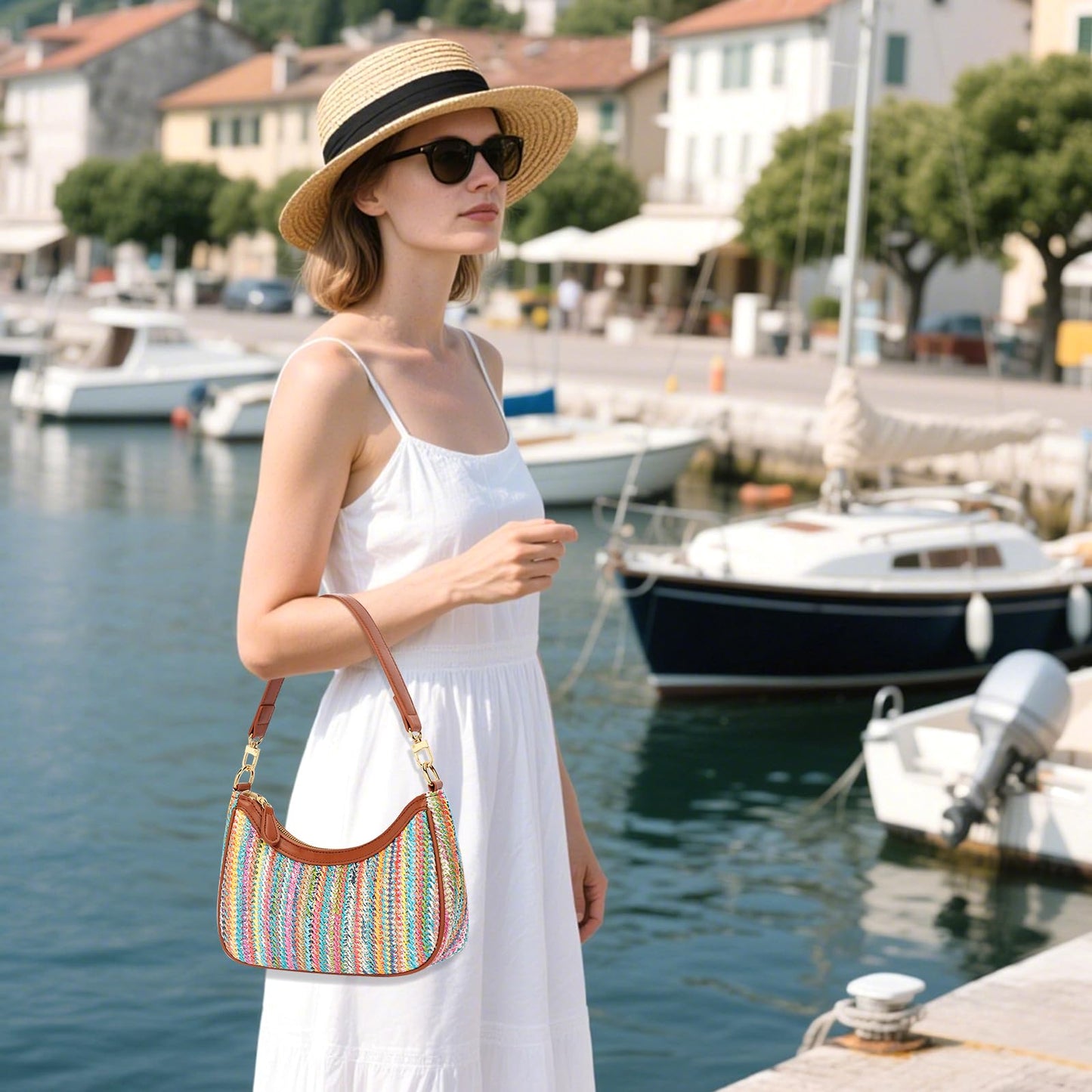 Retro Chic Hobo Bag - Cute Underarm Purse