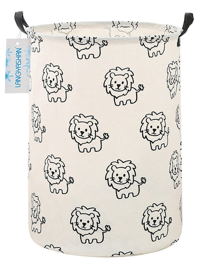 Collapsible Canvas Hamper by LANGYASHAN