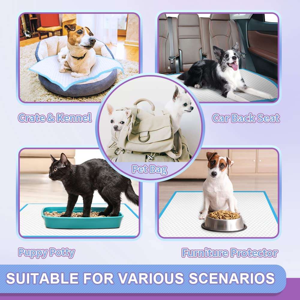 Puppy Pee Pro Pads - 100 Count Super Absorbent Set