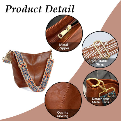 ChicHobo Vegan Leather Crossbody Bag with Strap