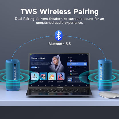 Ortizan AquaBass: IPX7 Bluetooth Speaker & Gift Pick