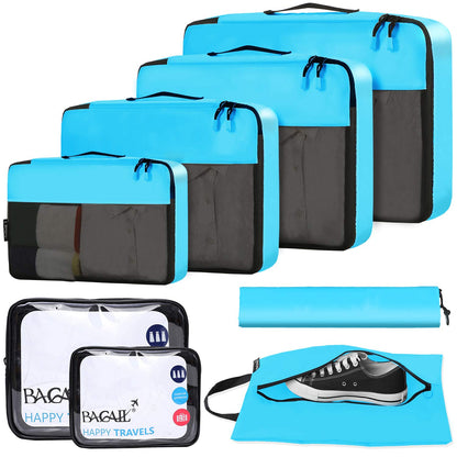 BAGAIL Travel Cubes: 8/9 Set Packing Organizers