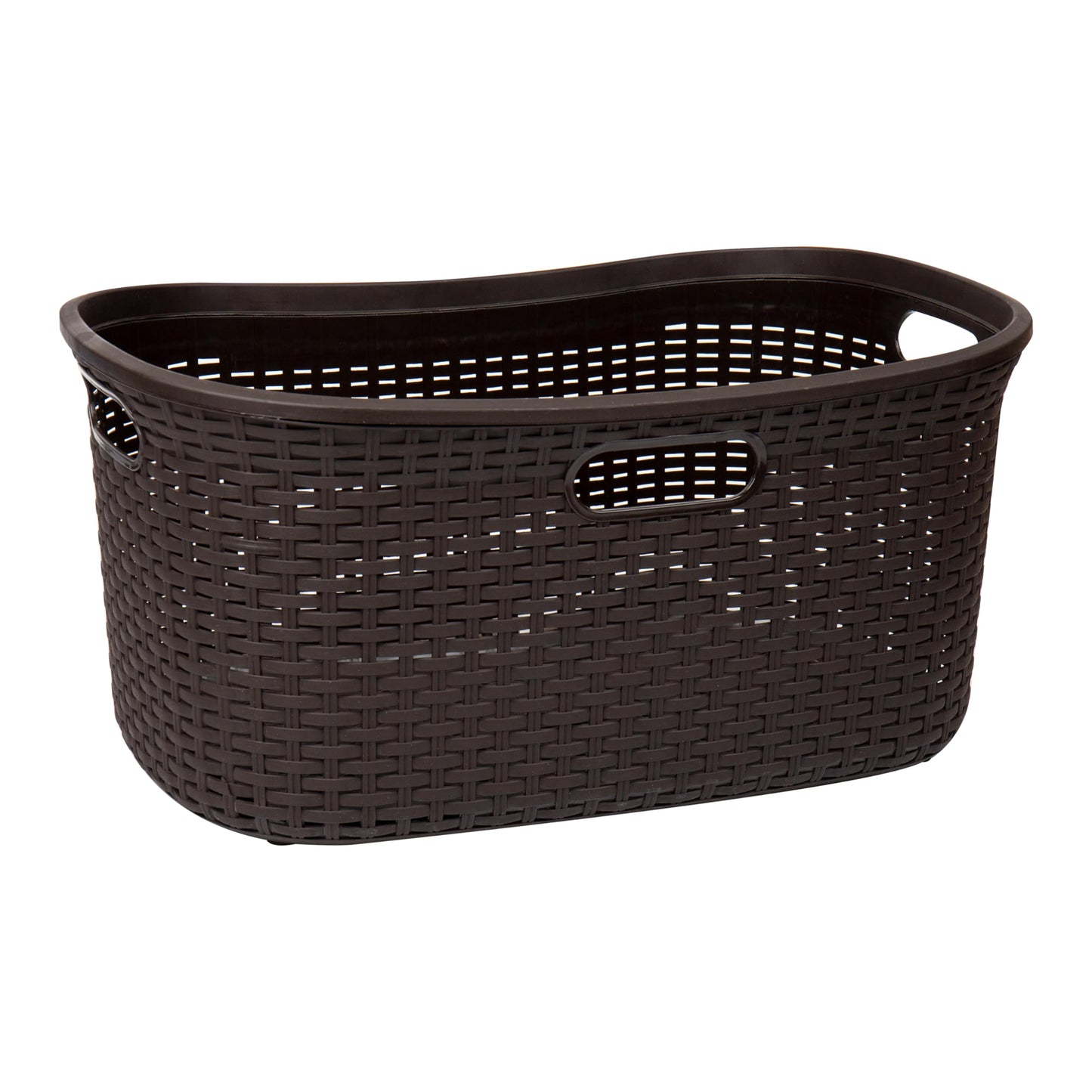 Ivory Wicker Mind Reader 40L Laundry Basket