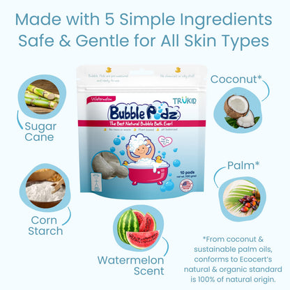 TruKid Bubble Podz: Gentle Lavender Bath Bombs