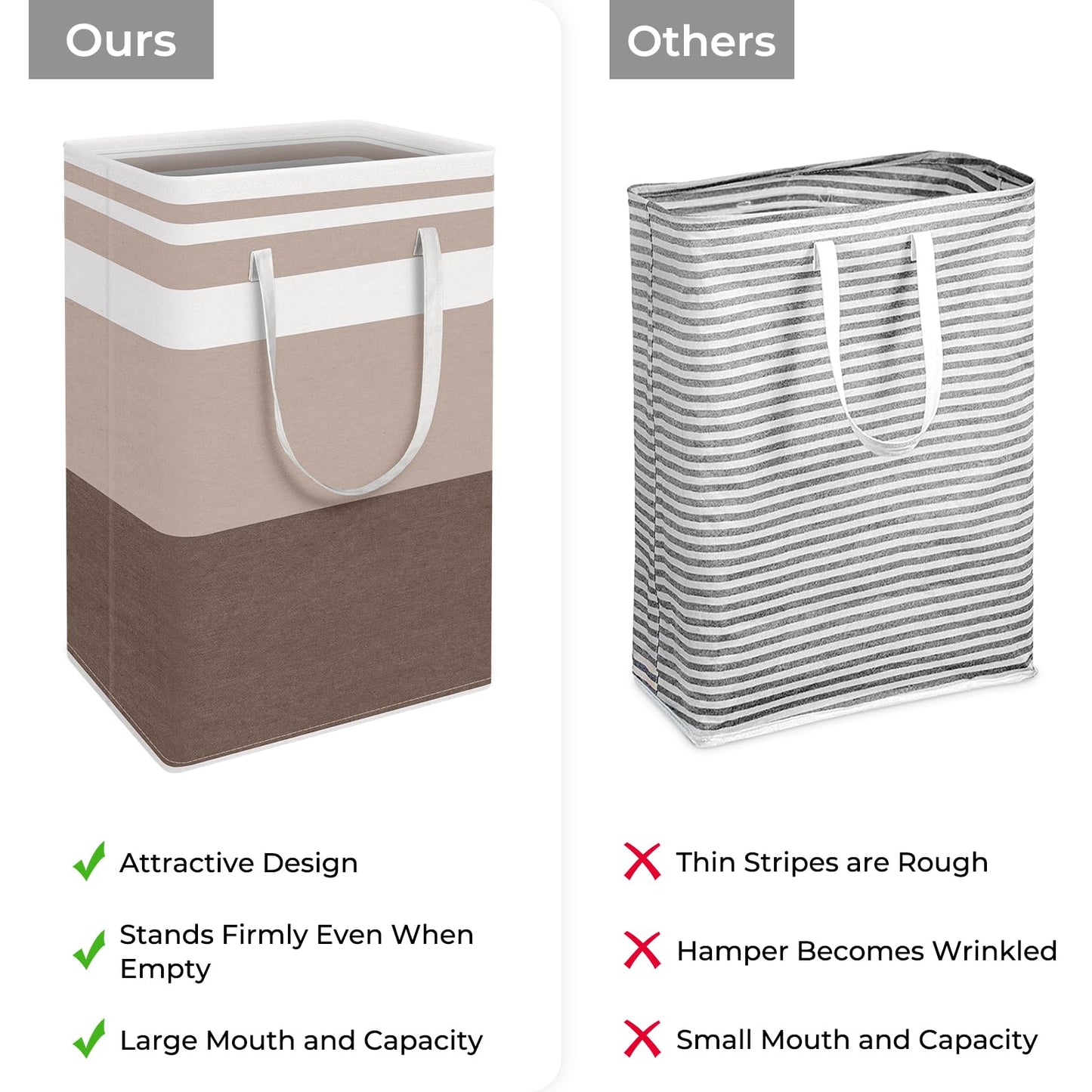 HomeHacks Duo Waterproof Laundry Baskets