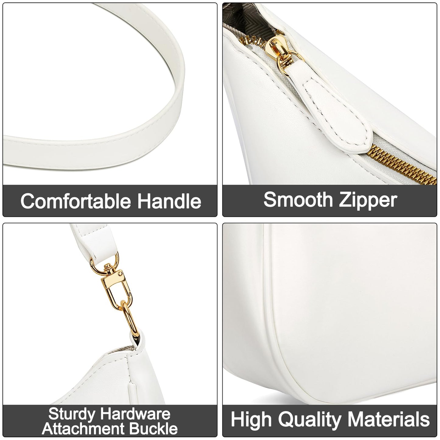 Retro Chic Hobo Bag - Cute Underarm Purse