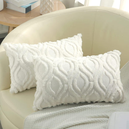 Farmhouse Faux Wool Pillow Covers