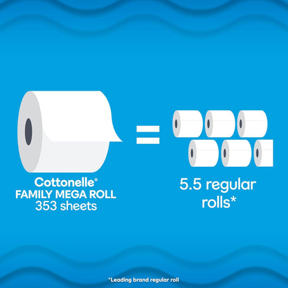 Cottonelle Ultra CleanRipples 24 Mega Rolls Pack