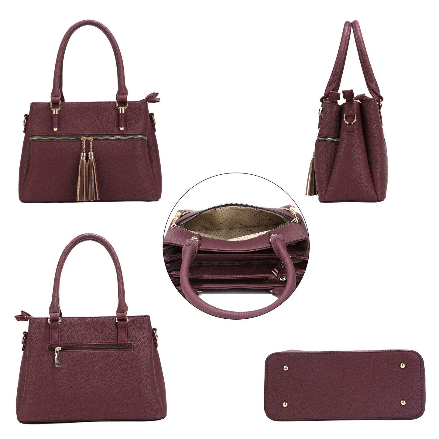 Luxe Leather Satchel & Crossbody Bags