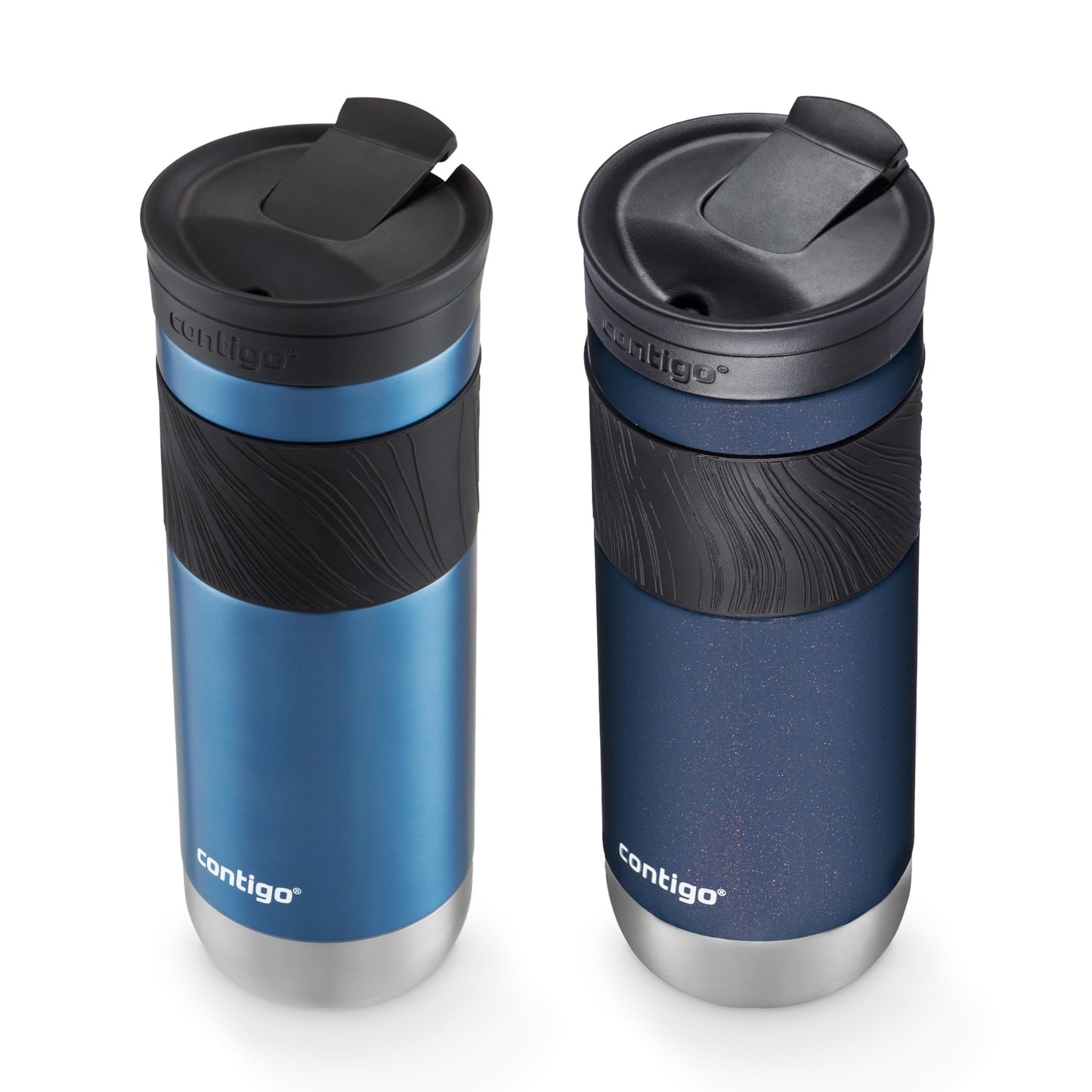 SNAPSEAL Grip Stainless Travel Mug 20oz - Blue/Berry