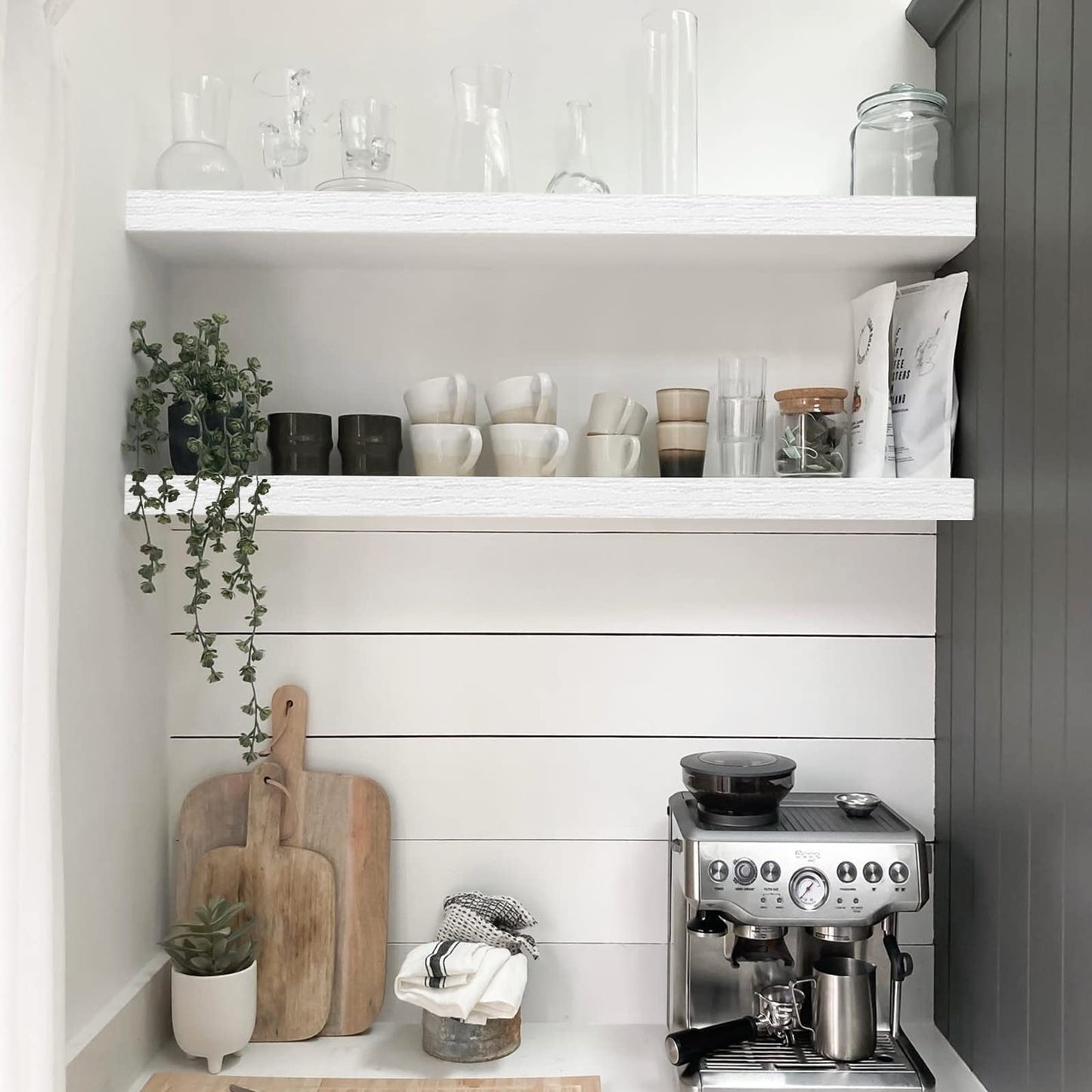 Rustic Farmhouse Shelves (008-40BN)