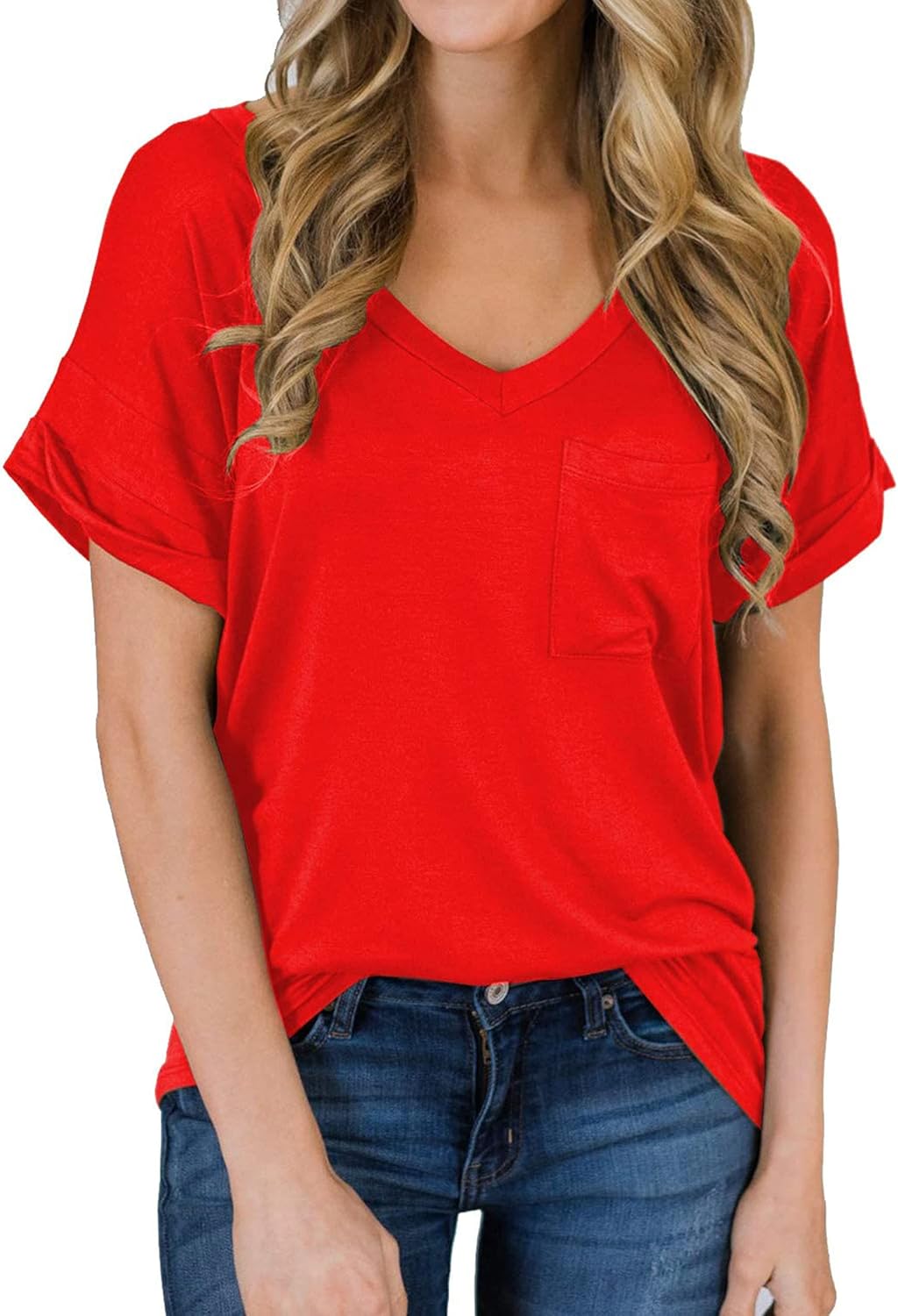 Best Casual V-neck tee for women 2025
