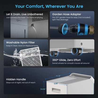 Vellgoo Energy Star Dehumidifier