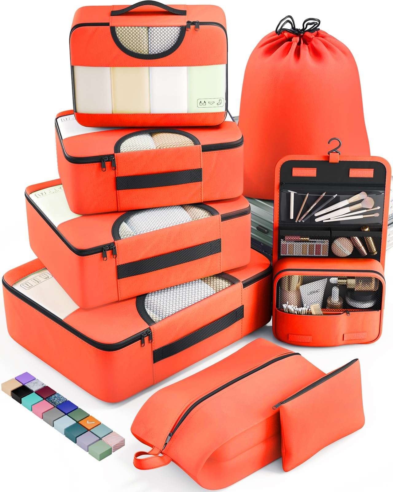 Veken Travel Cubes - 8 Piece Set