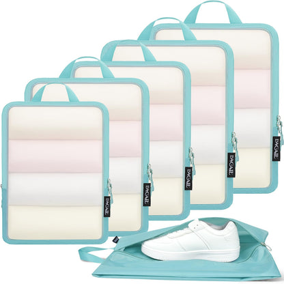 BAGAIL Travel Compression Cubes Set for Packing Ease
