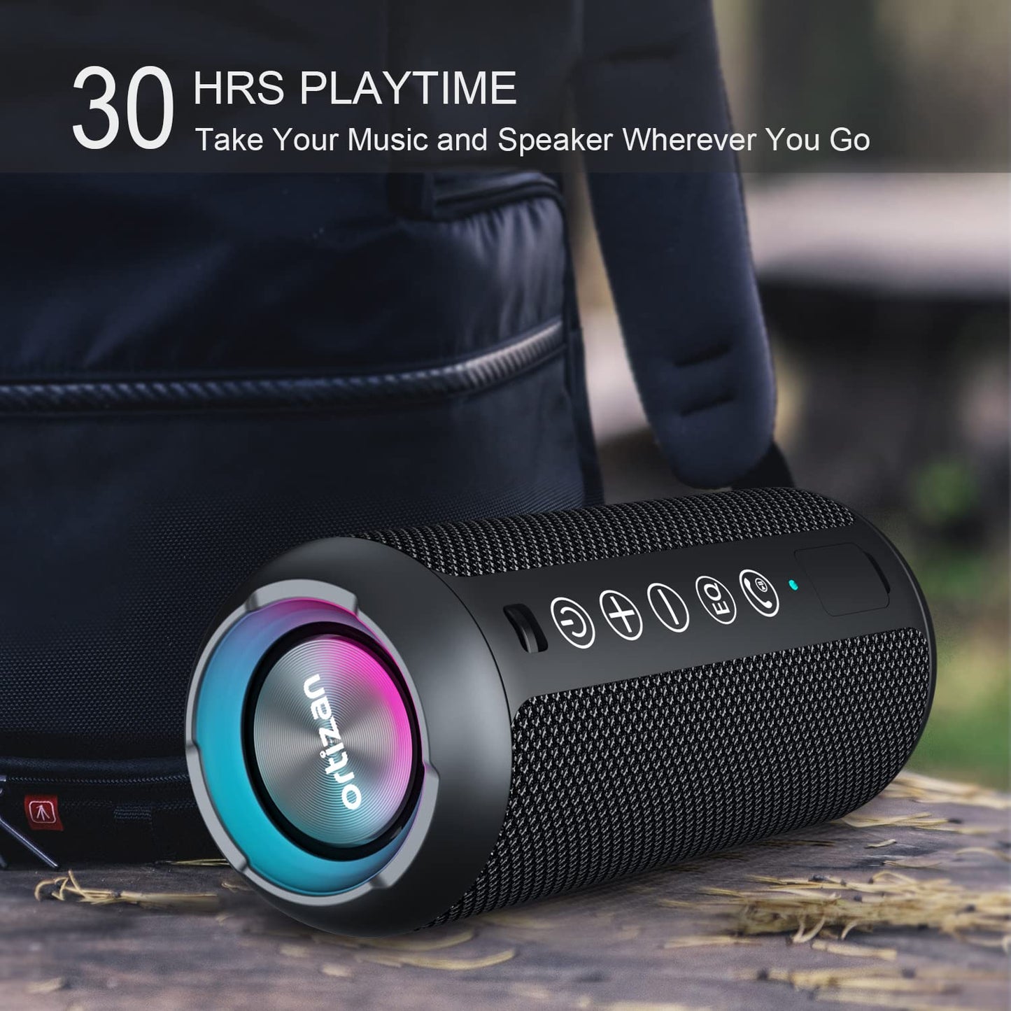 Ortizan AquaBass: IPX7 Bluetooth Speaker & Gift Pick