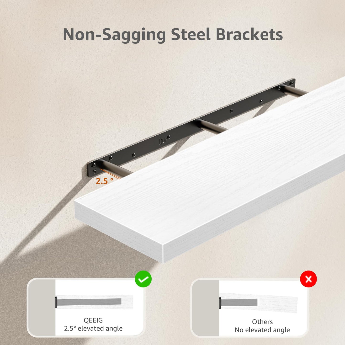 Rustic Farmhouse Shelves (008-40BN)