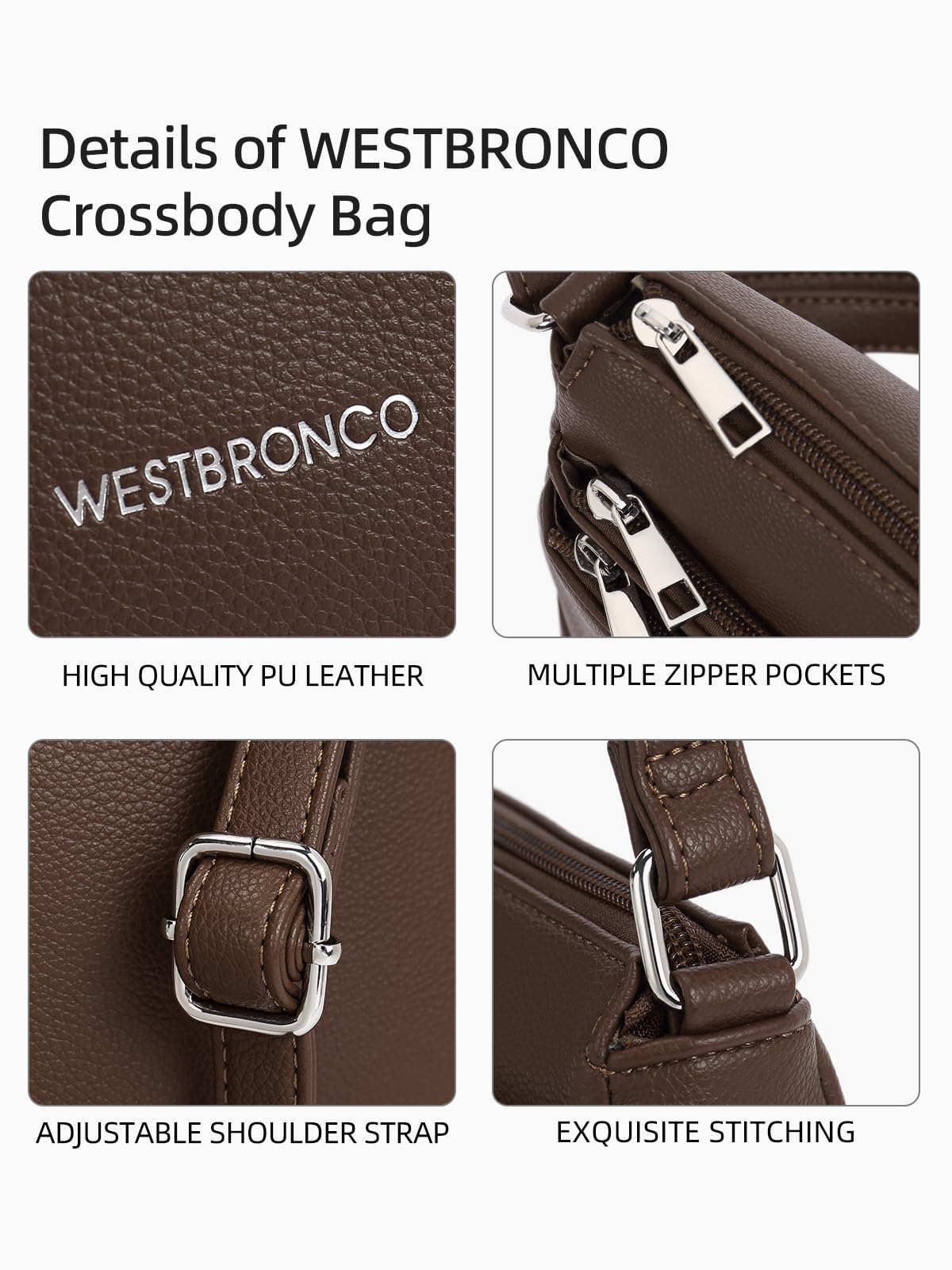 WestBronco ZipSatchel: Women's Medium Crossbody Bag