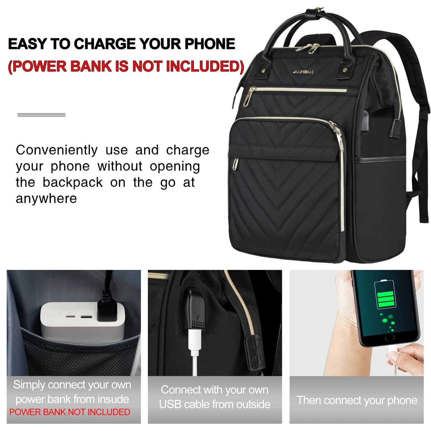 Vankean 17 Laptop Backpack