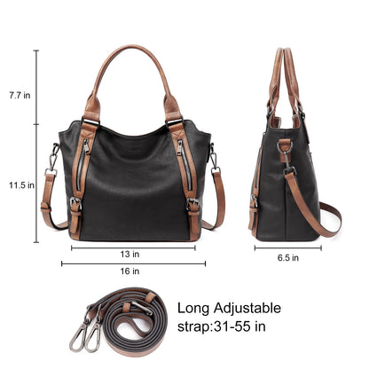 CLUCI Eco Luxe Vegan Leather Tote Bag