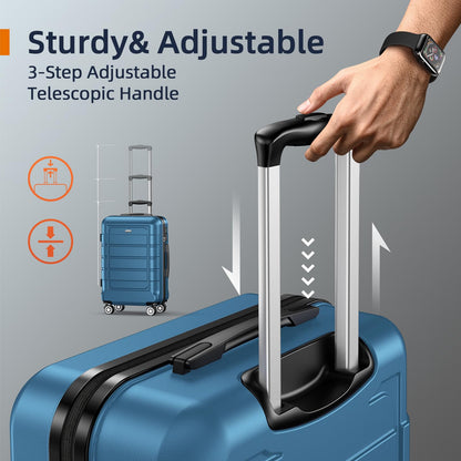 Expandable ShowKoo Suitcase - Durable & TSA Lock