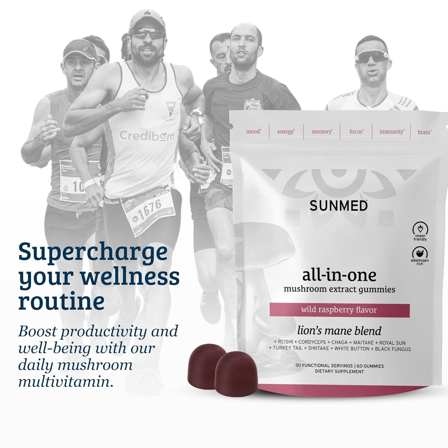 Mushroom Boost Gummies: Focus, Energy & Immunity!