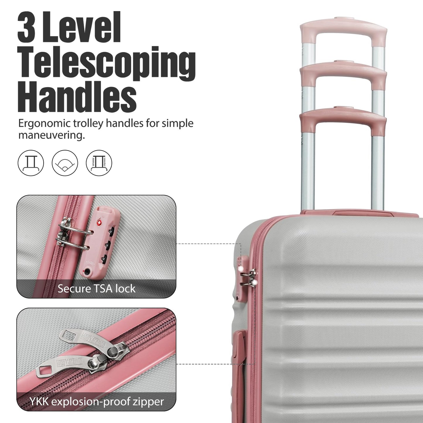 VoyagePro 6-Piece Hardshell Luggage Set