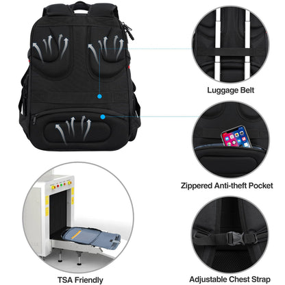KROSER XL Shield Backpack - RFID & Water-Repellent