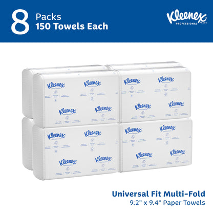 Kleenex Pro MultiFold Towels - Absorbency, 1200 Sheets