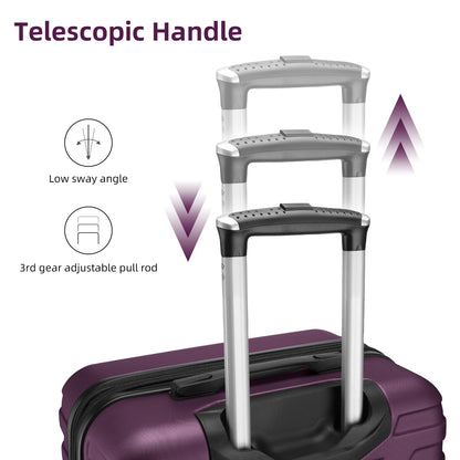 LAVENDER 6pc Hardside Spinner Luggage