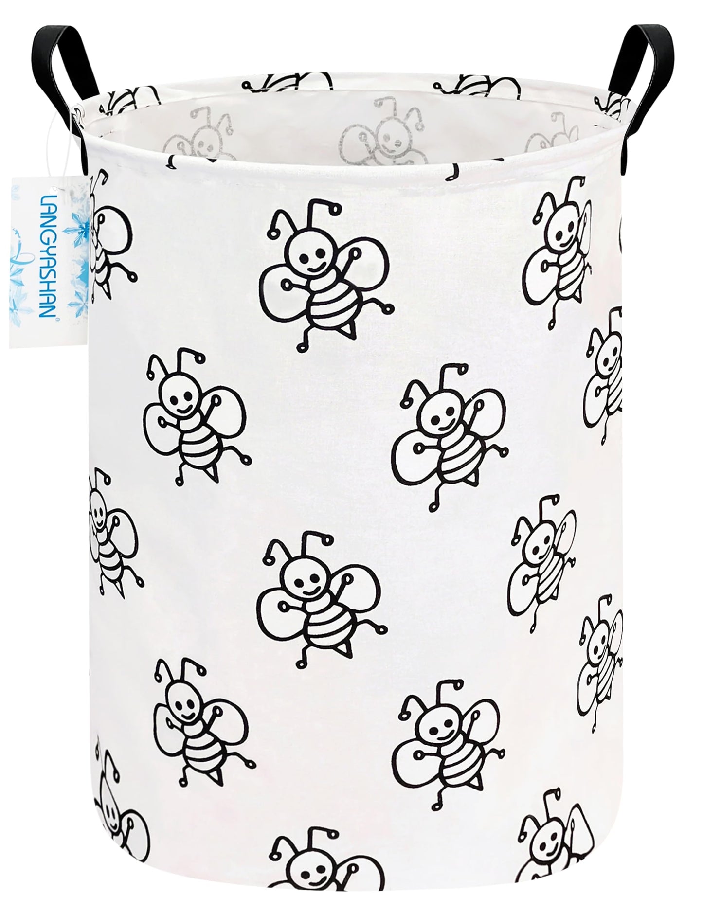 Collapsible Canvas Hamper by LANGYASHAN