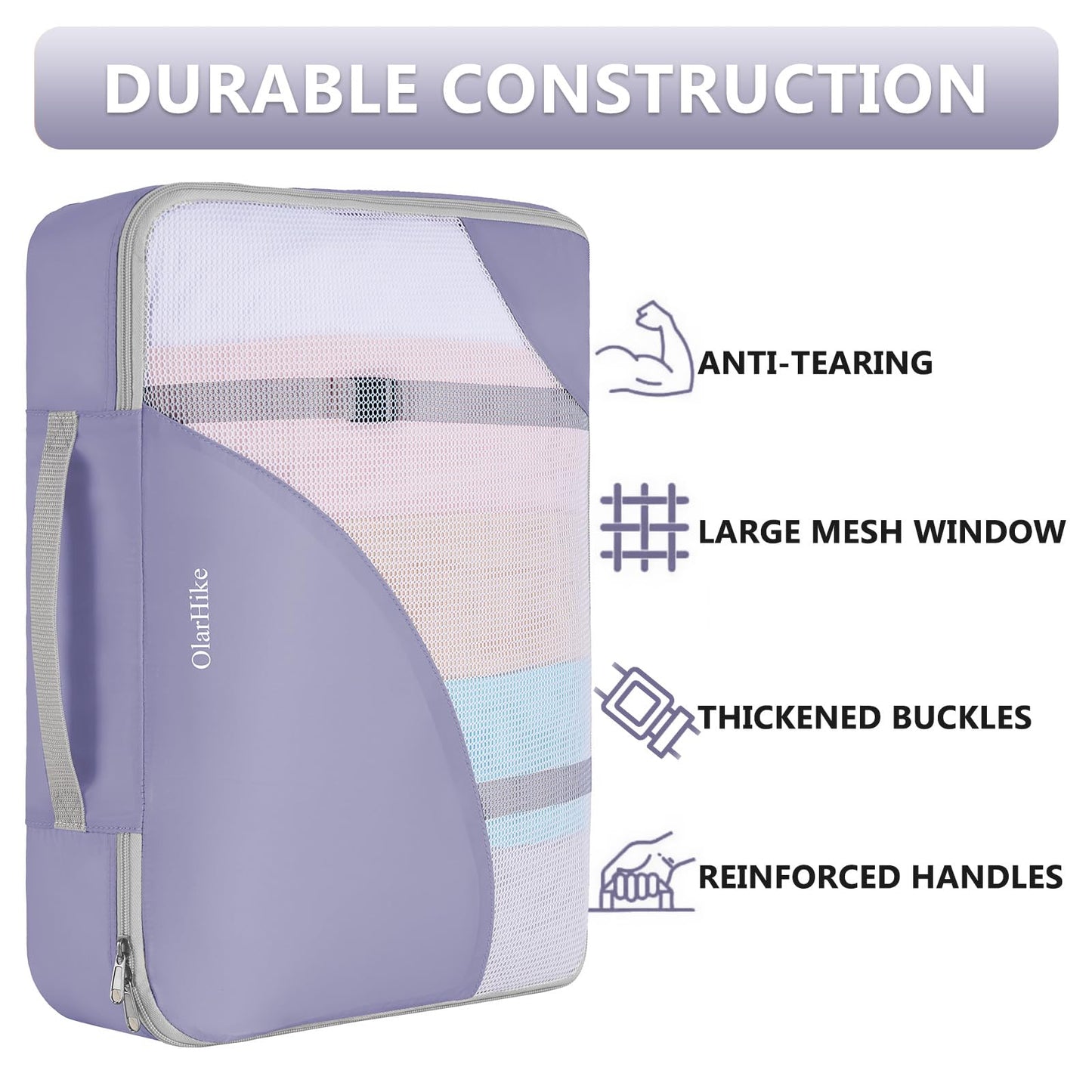 OlarHike Travel Cube Set - Cream Organizer & Gifts