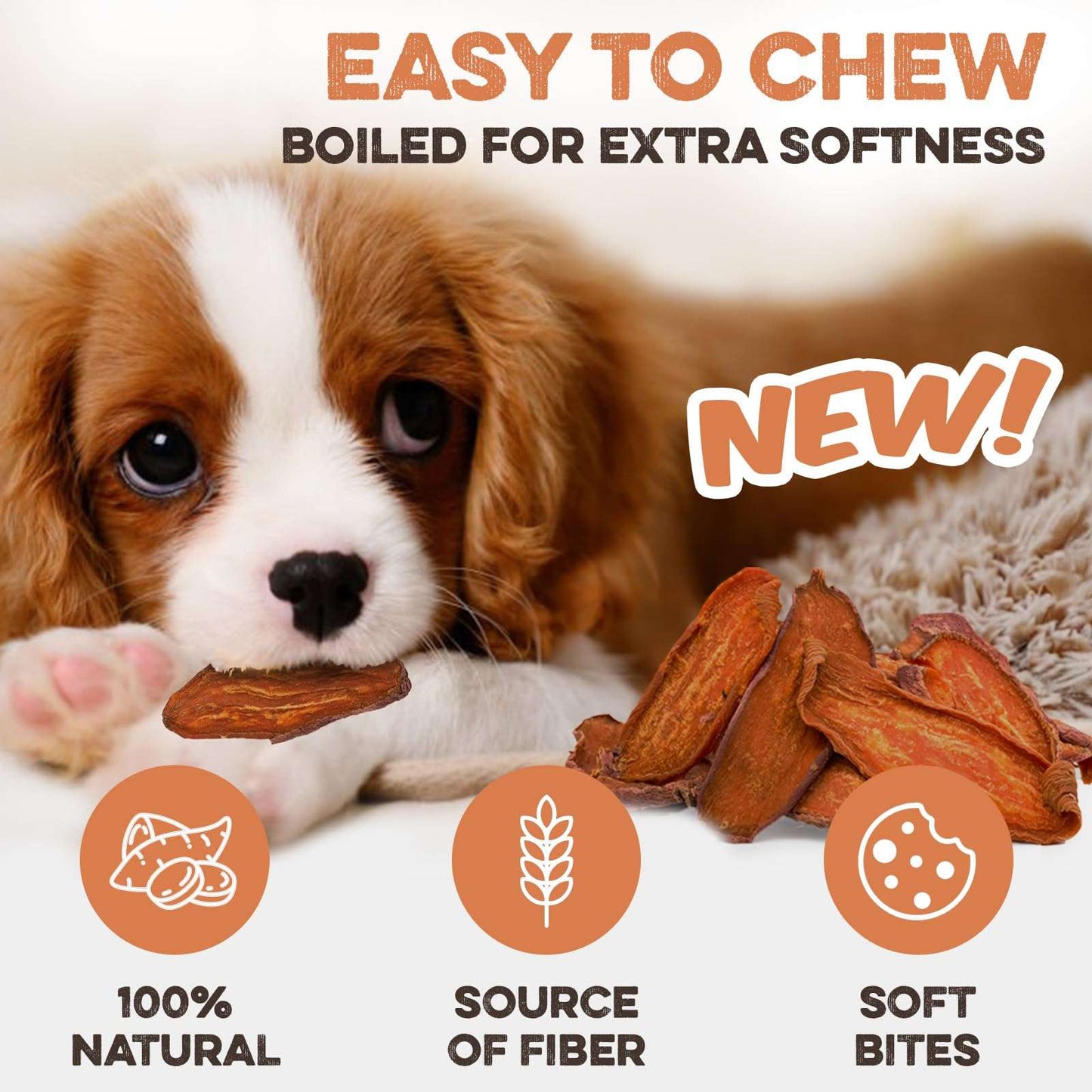 Brutus & Barnaby Sweet Potato Pup Delights