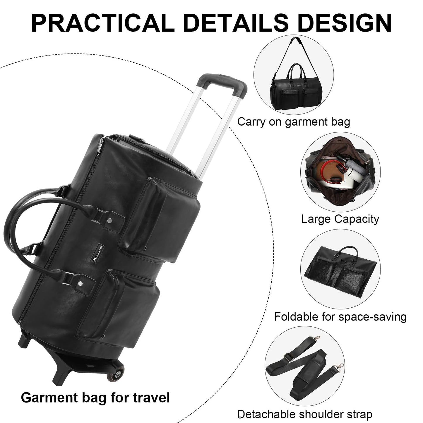 Modoker Travel Garment Bag - Versatile & Stylish