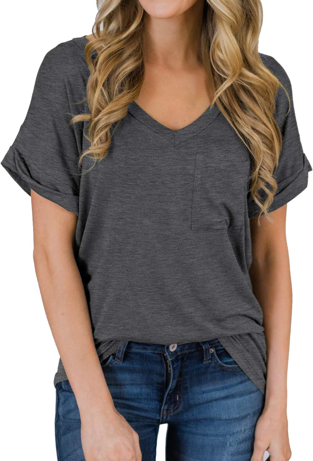 Best Casual V-neck tee for women 2025