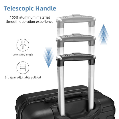 LAVENDER 6pc Hardside Spinner Luggage