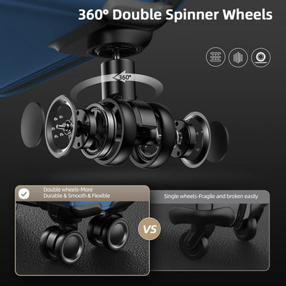 SHOWKOO Armygreen 3-Piece Expandable Luggage Set