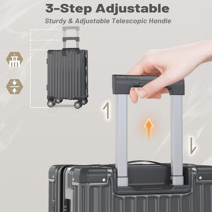 JetGlide 3pc Spinner: Expandable Hardshell Luggage