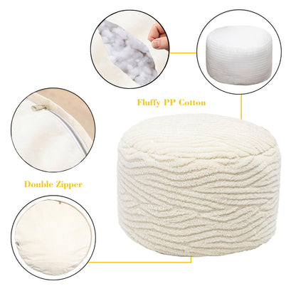 VersaPouf: Unstuffed Ottoman & Foot Rest Cover