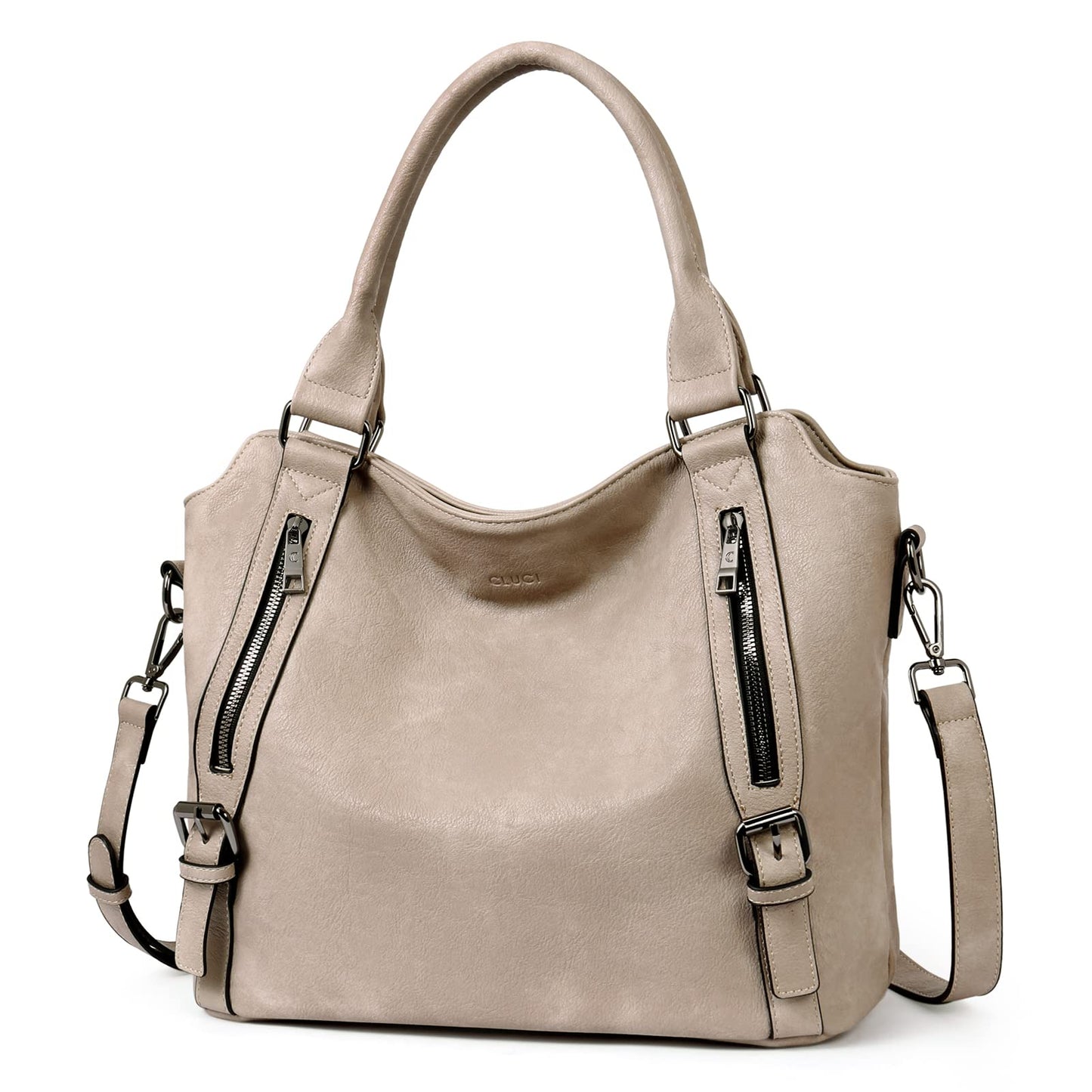 CLUCI Eco Luxe Vegan Leather Tote Bag