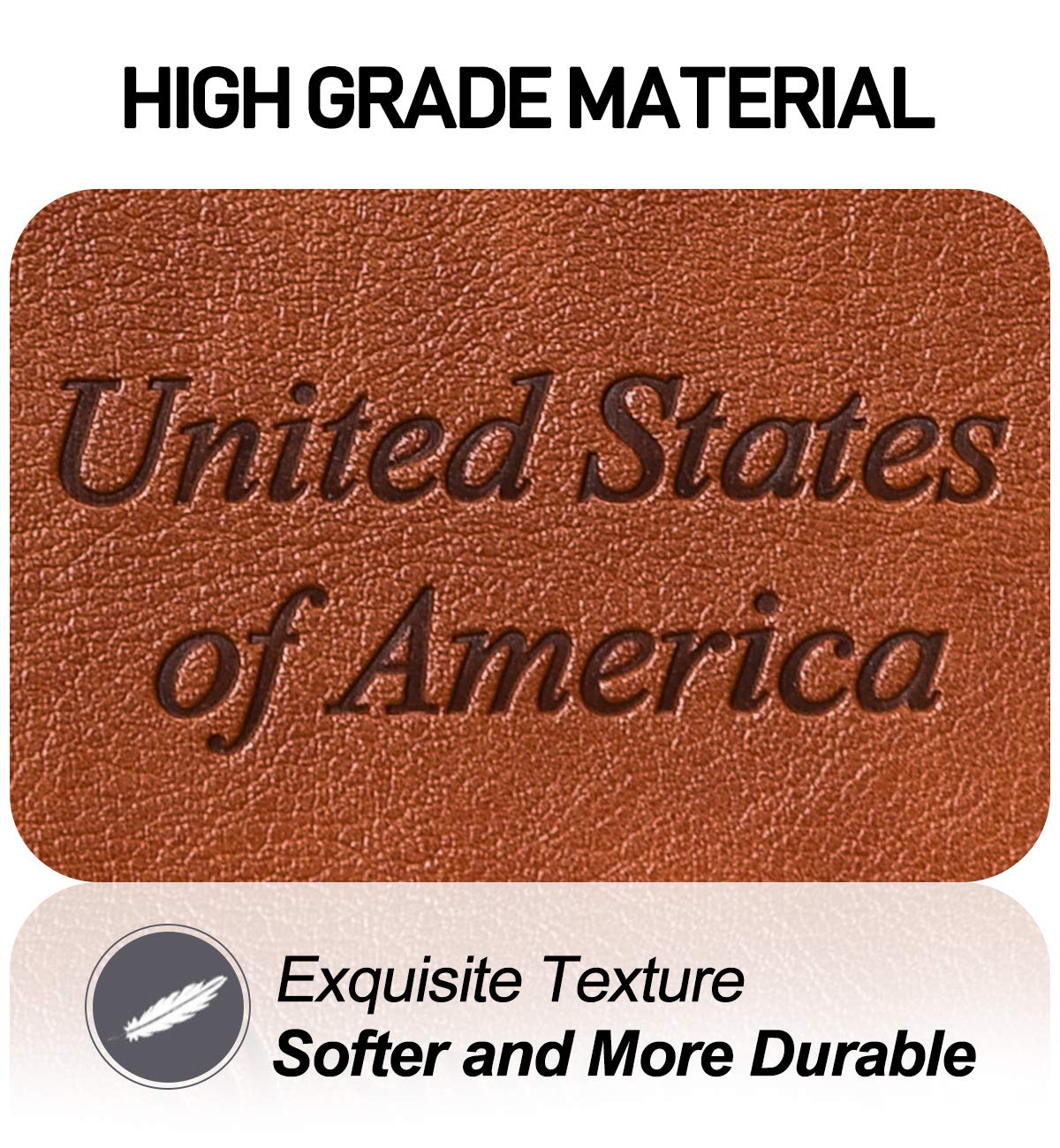 HerriaT RFID Leather Passport Wallet - Gray - Handbags Specialist Headquarter