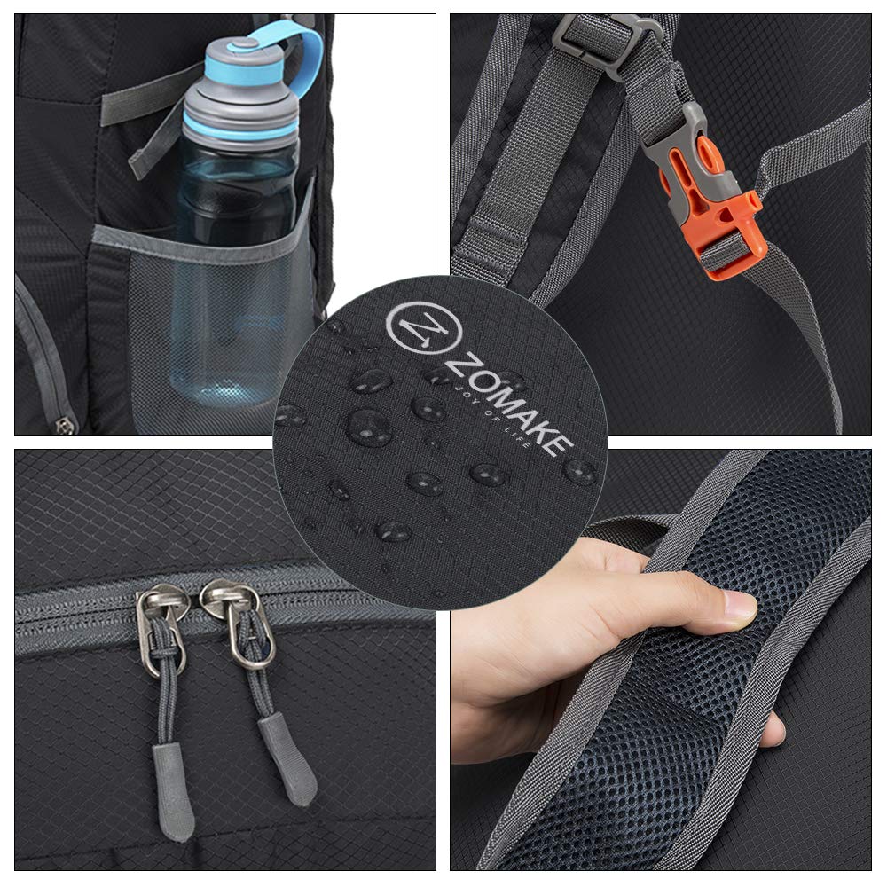 ZOMAKE 35L Compact Waterproof Hiking Backpack