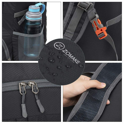 ZOMAKE 35L Compact Waterproof Hiking Backpack