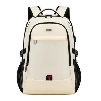 DUSLANG Travel Laptop Backpack with USB Port - Black