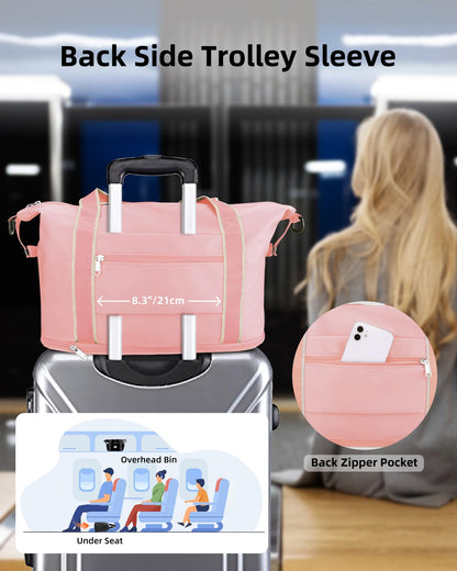 WALNEW Foldable Waterproof Travel Duffel Bag