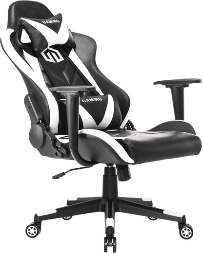 GOTMINSI Ergonomic Racing Desk Chair - White